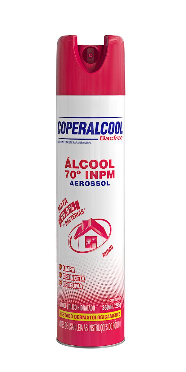 Coperalcool Álcool 46° Aerosol Mimo 360 ml