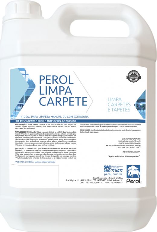 Perol Limpa Carpete 5L