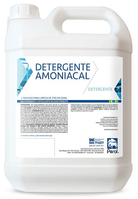 Perol Detergente Amoniacal 5 Litros (para porcelanatos)