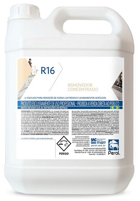 Perol R16 - Removedor de Cera Concentrado 5 Litros