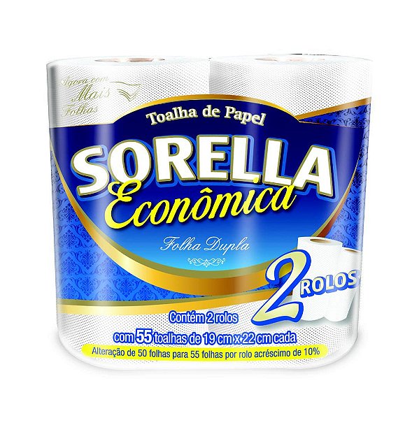 Sorella Fardo de Papel Toalha C/ 24 rolos