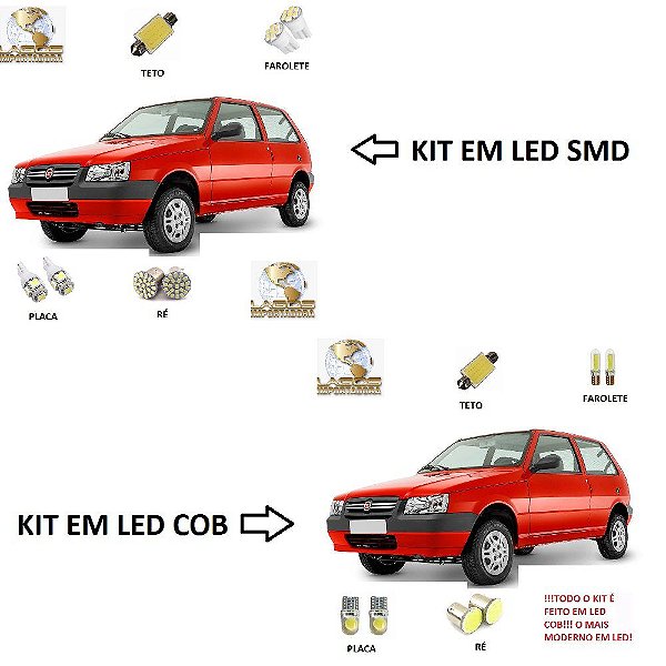 Kit Led Fiat Uno Mille Way Fire Strada