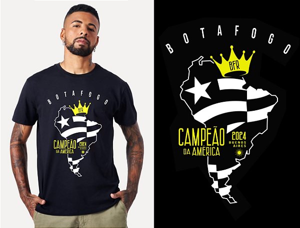 Camisa Botafogo Campeão da Libertadores 2025