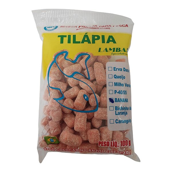 Kit 2 pacotes 100g de iscas para Tilápia