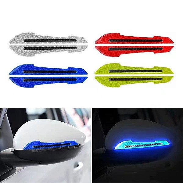 Adesivo Refletivo para Retrovisor Universal