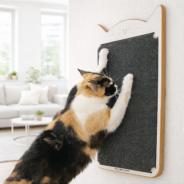 Arranhador de parede para Gatos- SleekCat - Branco