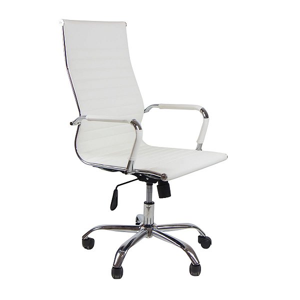 Cadeira Escritório Presidente Giratória Charles Eames Cor Off White - Loja  Dekor | FRETE GRÁTIS A PARTIR DE R$ 99