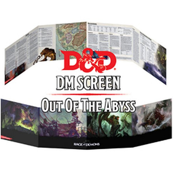 D&D 5th Edition: DM Screen- Out of the Abyss - Importado