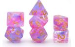 Kit de Dados - Nebula Blue and Purple Swirl - 16mm - Importado