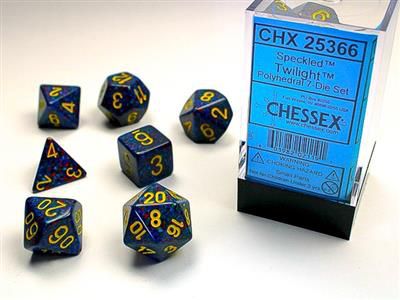 Speckled® Polyhedral Twilight™ 7-Die Set - Importado
