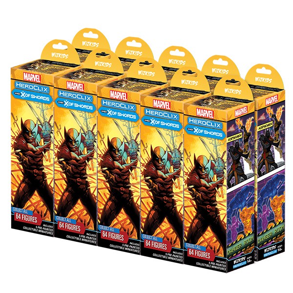 HeroClix: Marvel- X-Men X of Swords- Booster - Importado