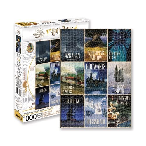 Harry Potter Travel Posters 1,000-Piece Puzzle - Importado