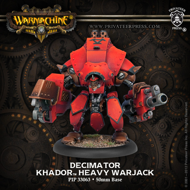Warmachine - Khador Heavy Warjack - Decimator/Destroyer/Juggernaut/Marauder - Importado