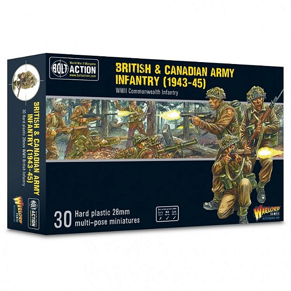 Bolt Action : British & Canadian Army Infantry - Importado