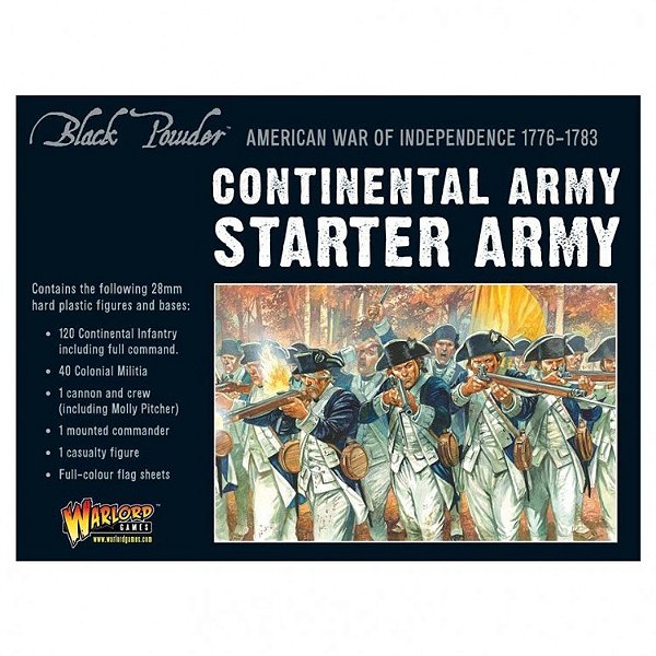 Black Powder : AWI: Continental Army Starter Set - Importado