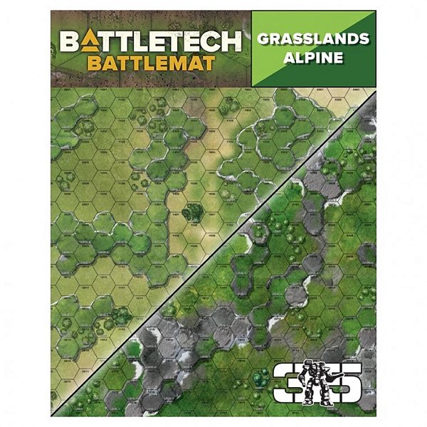 Battletech : Battle Mat: Grasslands Alpine - Importado