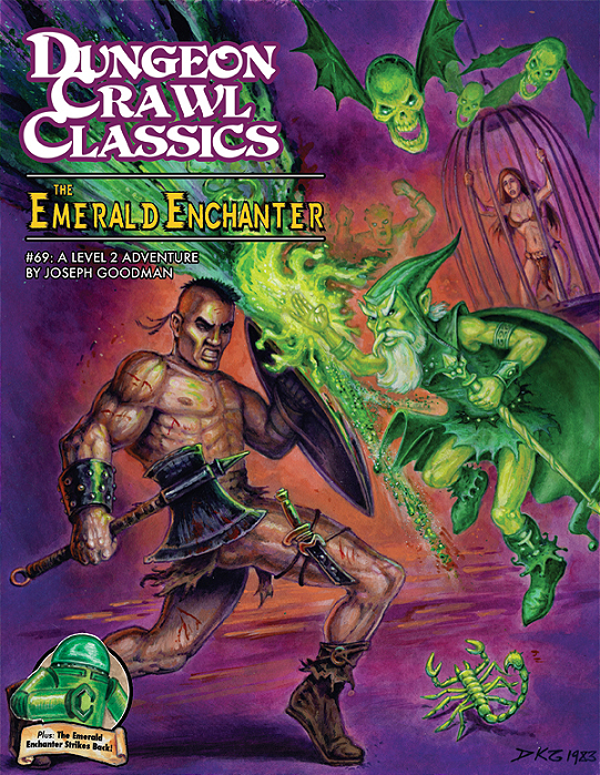 DCC #69: The Emerald Enchanter (DCC RPG Adventure) - Importado