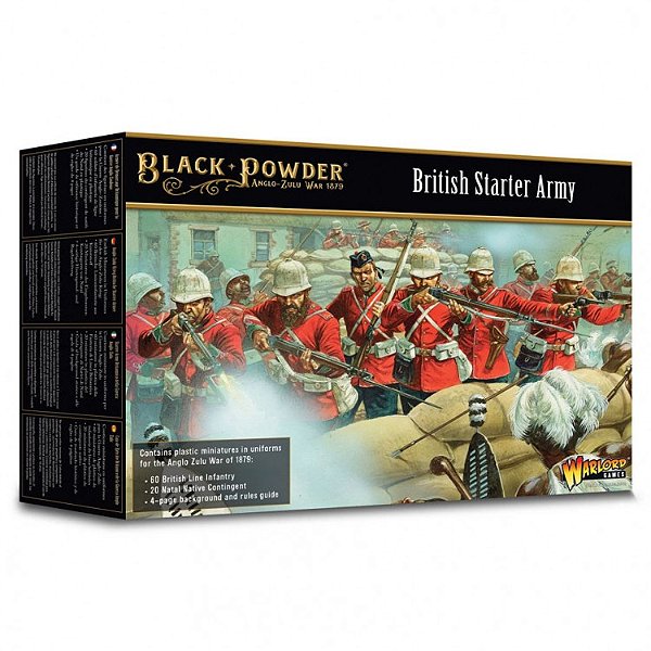 Black Powder : Anglo-Zulu War: British Starter Army - Importado