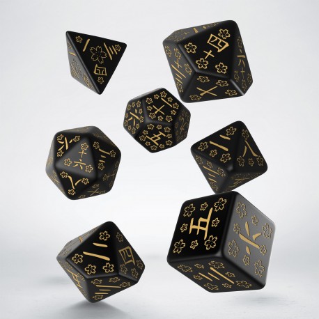 Japanese Dice Set: Deep Night Firefly - Importado