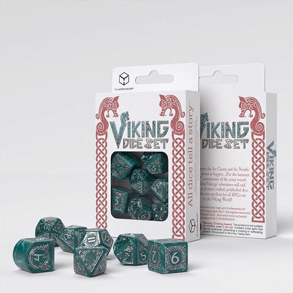 Viking Modern Dice Set: Mjolnir - Importado