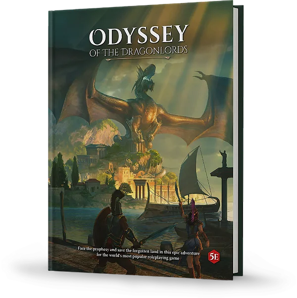 Odyssey of the Dragonlords: Hardcover Adventure Book - Importado