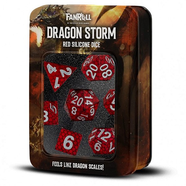 7-Set Silicone: DS: Red Dragon Scales - Importado