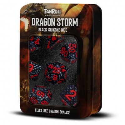 7-Set Silicone: DS: Black Dragon Scales - Importado