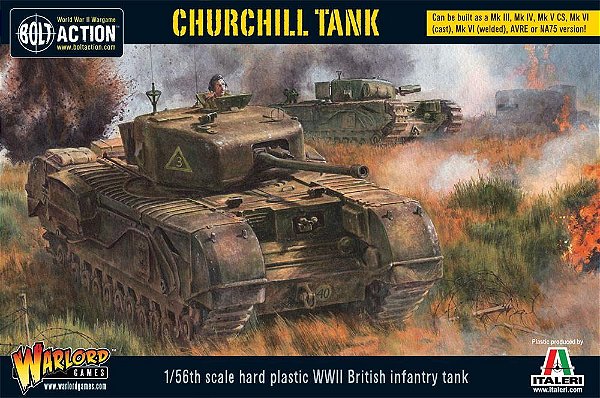 Bolt Action - Churchill Tank (Plastic) - Importado