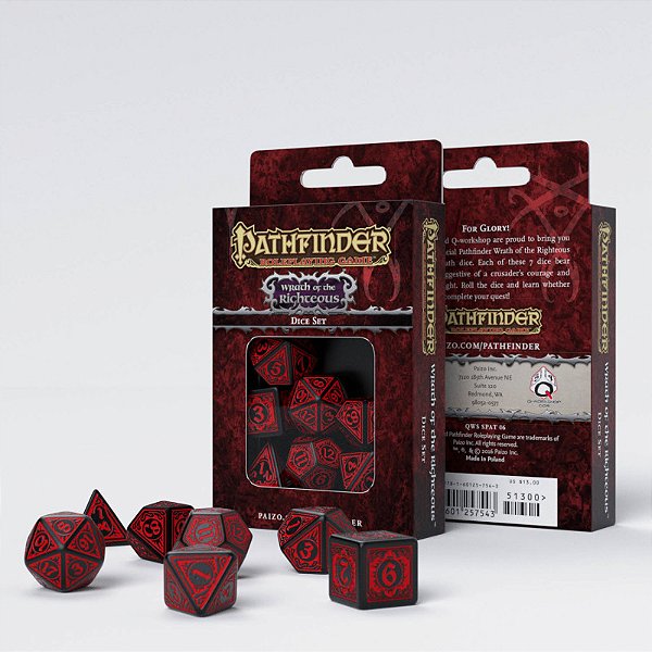 Pathfinder Wrath of the Righteous Dice Set - Importado