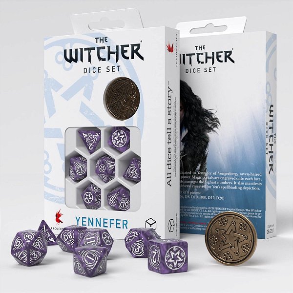 The Witcher Dice Set. Yennefer - Lilac and Gooseberries - Importado