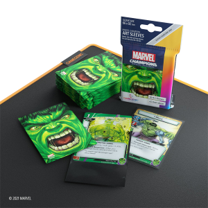 Gamegenic: Marvel Champions Sleeves – Hulk - Importado