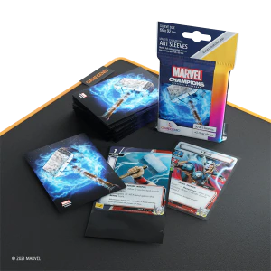 Gamegenic: Marvel Champions Sleeves – Thor - Importado