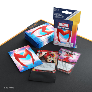 Gamegenic: Marvel Champions Sleeves – Scarlet Witch - Importado