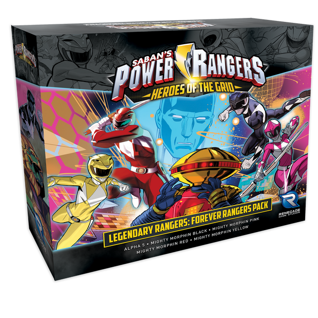 Power Rangers: Heroes of the Grid Legendary Rangers: Forever Rangers Pack - Importado