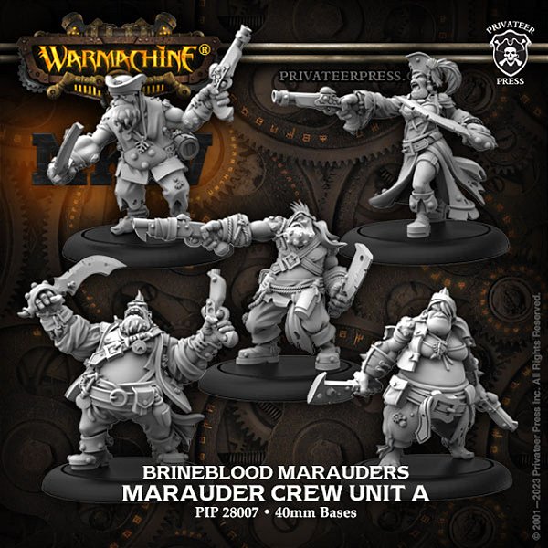 Warmachine - Brineblood Marauders Marauder Crew (A) - Importado