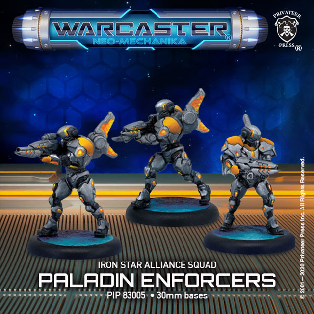 Warcaster - Paladin Enforcers – Iron Star Alliance Squad - Importado