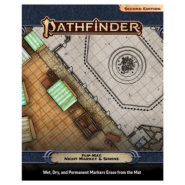 Pathfinder 2E: Flip-Mat: Night Market & Shrine - Importado