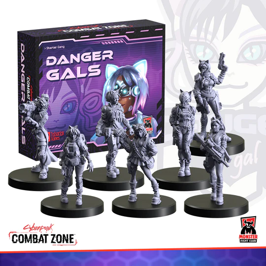 Cyberpunk Red Combat Zone: Danger Gals Starter Gang  - Importado