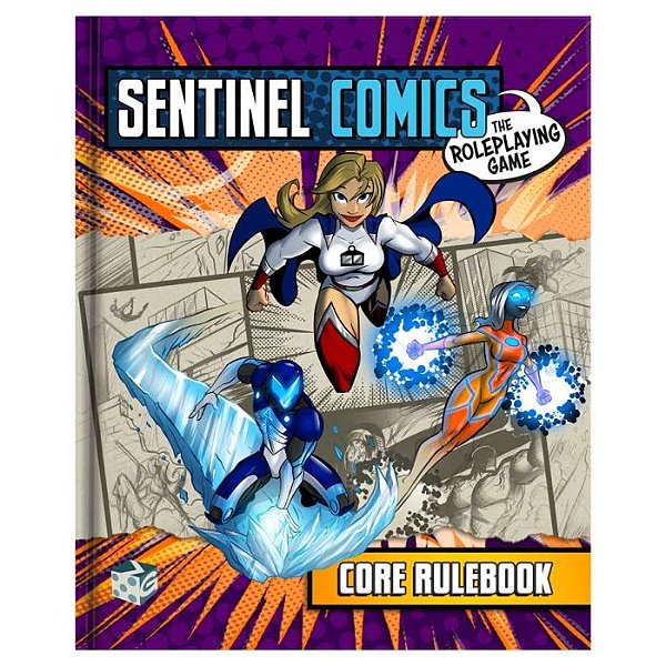 Sentinel Comics: The Roleplaying Game: Core Rulebook - Importado