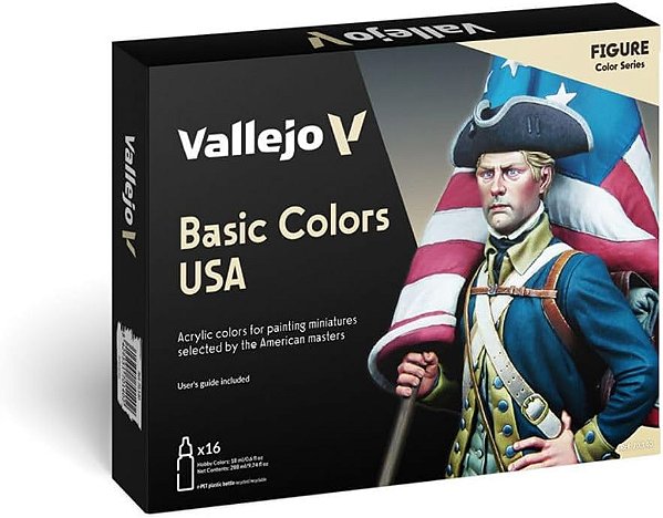 Model Color: Basic Colors USA (16) - Figure Color Series - Importado