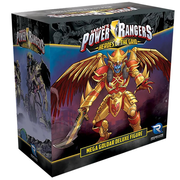 Power Rangers: Heroes of the Grid Mega Goldar Deluxe Figure - Importado