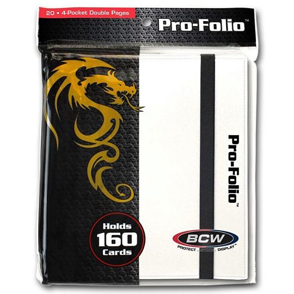 Binder: 4-Pocket: Pro-Folio: White - Importado