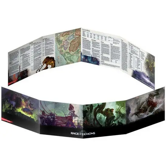 D&D - Rage of Demons Dungeon Master's Screen - Importado