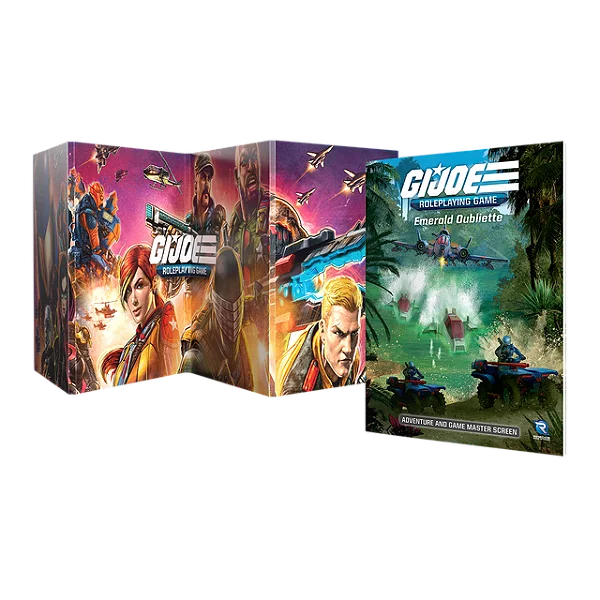 G.I. JOE Roleplaying Game The Emerald Oubliette Adventure & GM Screen - Importado