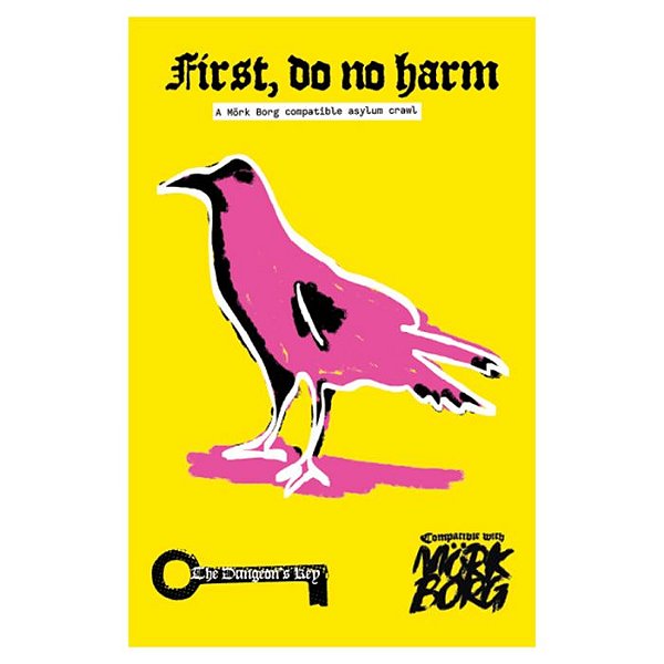 Mork Borg: Adventure: First, Do No Harm: Mörk Borg compatible asylum crawl - Importado
