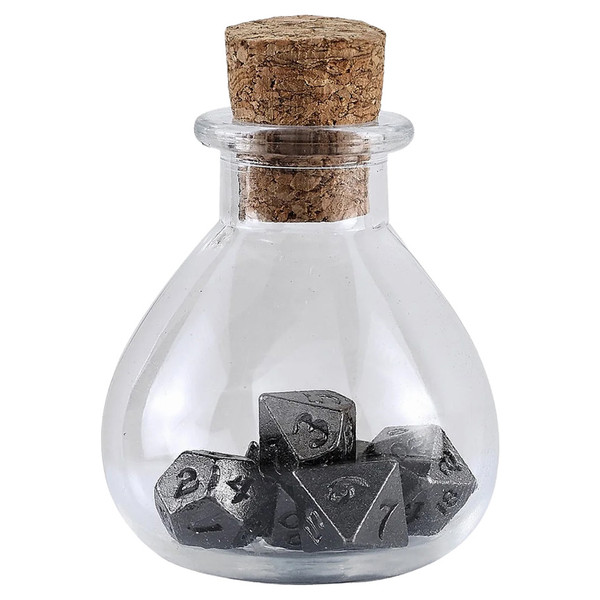 7-Set Unseelie (Potion Bottle) Mini Metal: Gunmetal - Importado