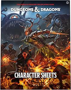 Dungeons & Dragons Rpg: Character Sheets - Importado