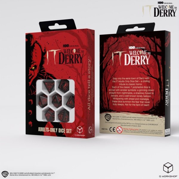 It. Welcome to Derry. Adults-only Dice Set - Importado