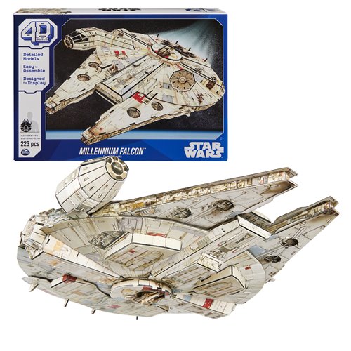 Star Wars 4D Build Millennium Falcon 3D Model Kit