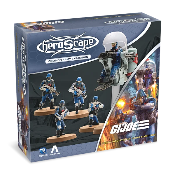 G.I. JOE Heroscape: COBRA Troopers & COBRA Flight Pod Common Army Expansion